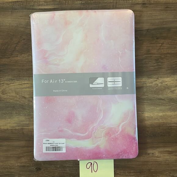 MacBook Air 13” 2010-2017 pink galaxy design hardshell case - Picture 3 of 3